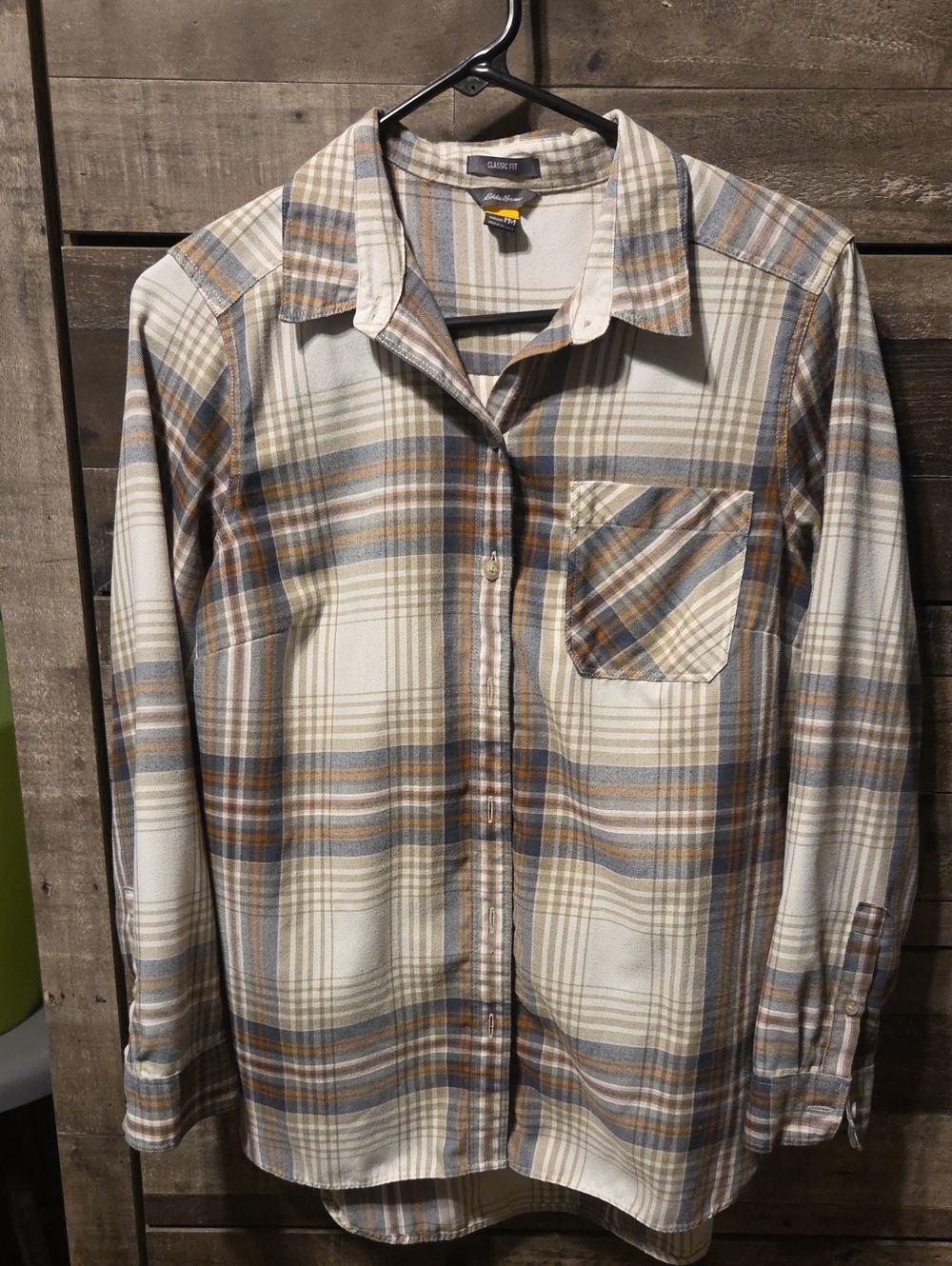 Eddie Bauer Plaid Button-Down Shirt